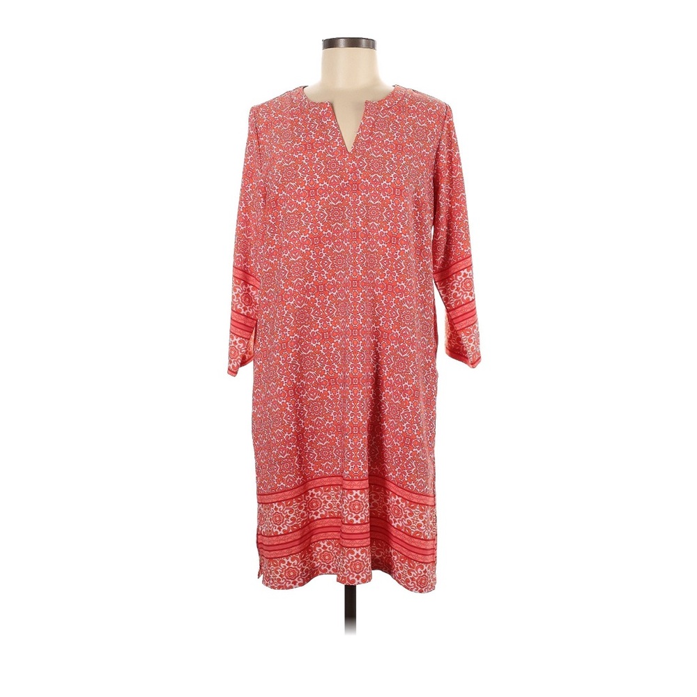 Red Patterned Dress - Picture 1 of 3